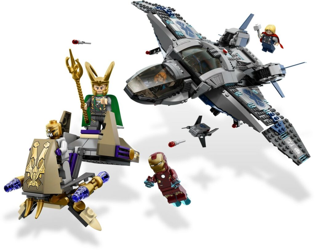 Lego 6869 - La battaglia aerea col quinjet